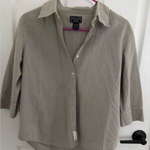 Abercrombie & Fitch Brown gingham Shirt